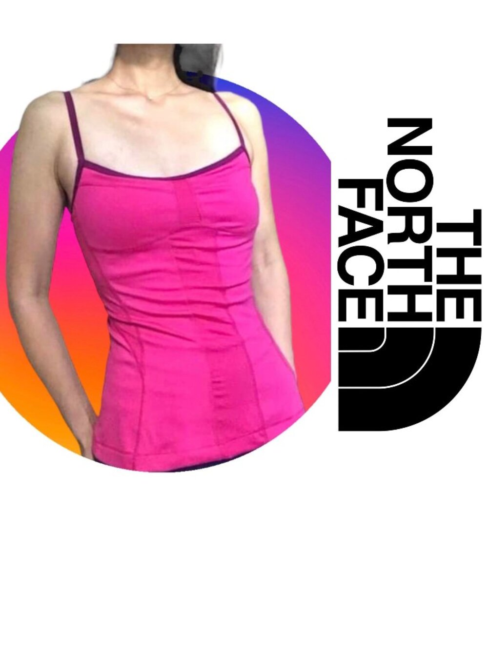The North Face | Hot Pink Vaporwick Cami Workout Tank Top | Size Large